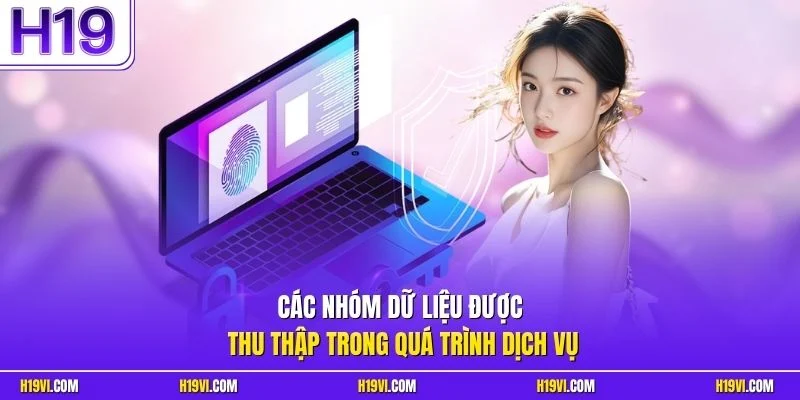 Các nhóm dữ liệu được thu thập trong quá trình dịch vụ
