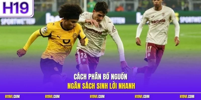 Cách phân bổ nguồn ngân sách sinh lời nhanh