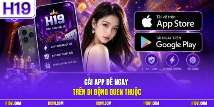 Cài app dễ ngay trên di động quen thuộc