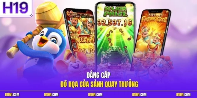 Đẳng cấp đồ họa của sảnh quay thưởng