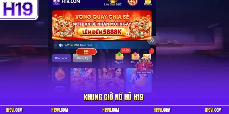 Khung giờ nổ hũ
